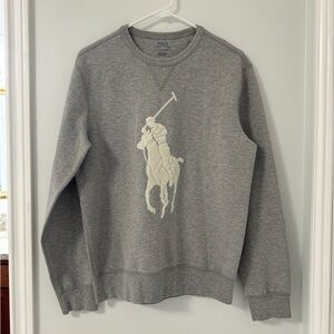 Polo by Ralph Lauren Gray Sweatshirt with Iconic Logo